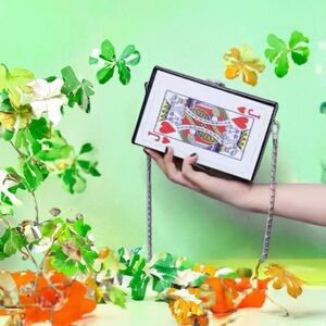 Playing Card Jack of Hearts Design Shoulder Bag